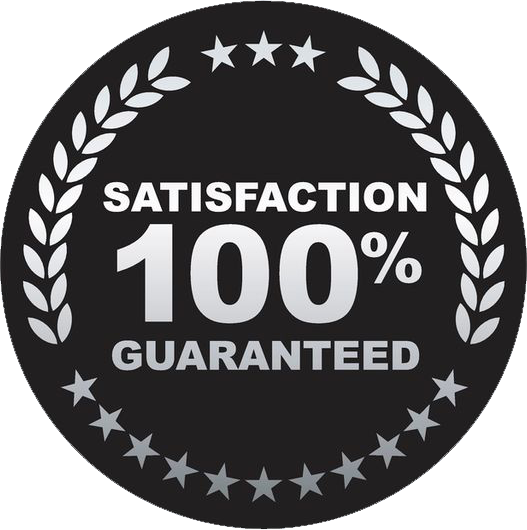 logo satisfaction 100% guaranteed